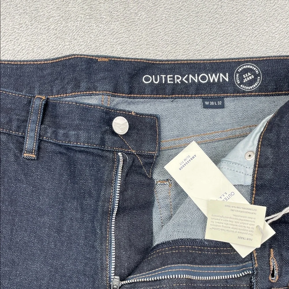 NEW‎ Outerknown 38x32 Ambassador Slim Fit Denim SEA Jeans